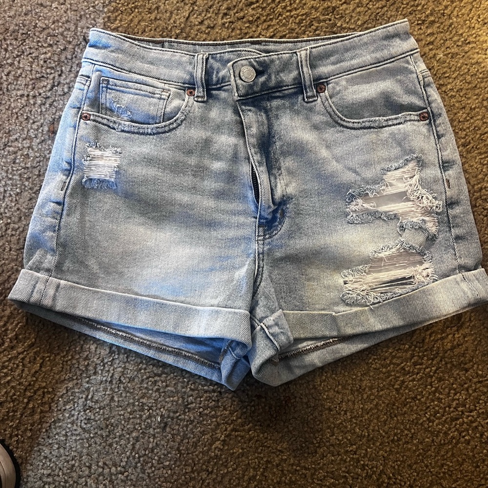 American Eagle Outfitters Light Blue Jean Shorts